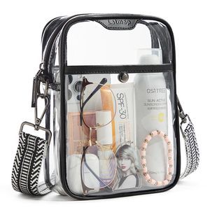 4 Pockets Clear Bag Stadium Aroved Events Crossbody Messenger Concerts :|